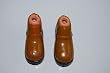 Dress Your Bratz Accessory - Rust/Brown Buckle Shoes