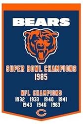 Chicago Bears 24"x36" Wool Dynasty Banner - Football Sports Merchandise