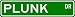 PLUNK Street Sign ~ Personalized Family Lastname Sign ~ Gameroom, Basement, Garage Si...