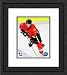 Framed Dion Phaneuf Calgary Flames Photograph