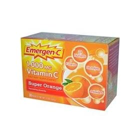 Emergen-C Vitamin C Fizzy Drink Mix, 1000 mg, Super Orange, 0.3 Ounce Packets 30 packets