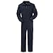 Flame Resistant Coverall, Navy Blue, Nomex(R), XL