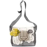 Women's Saskia Krakow/White Leather Shoulder Bag: Krakow/white Shoulder