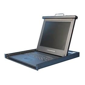 17" Lcd Rack Console * 1U; Single Rail