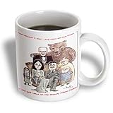 Londons Times Funny Panel Hollywood Cartoons - Grizzly Adams Family - Mugs