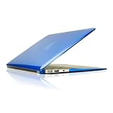 TopCase BLUE Crystal See Thru Hard Case Cover for NEW Macbook Air 11-inch 11" (A1370 and A1465) with TopCase Mouse Pad