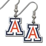 Arizona Wildcats Enameled Zinc Logo Earrings - NCAA College Athletics Fan Shop Sports Team Merchandise