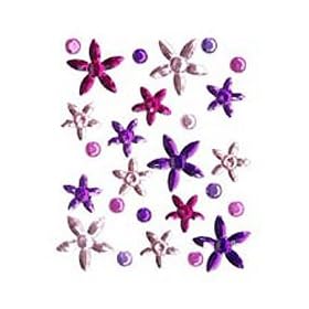  Daisy & Round Jewels Rhinestone Stickers