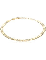 14k Yellow Gold Cuban Bracelet, 8"