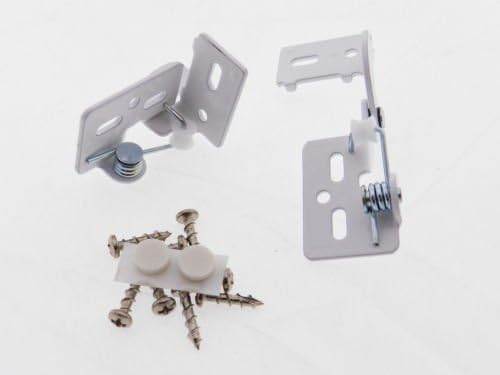 2 Self Closing Hidden Concealed Cabinet Hinge 1/2 Overlay White Youngdale #6 by Youngdale