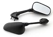 2003-2008 Yamaha YZF R6 R6S YZFR6 Black Racing Mirrors