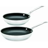 Cuisinart 722-911NS Chef's Classic Stainless Nonstick 2-Piece 9-Inch and 11-Inch Skillet Set