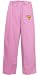 West Virginia University WVU Logo Pink Logo Scrubs Pants DRAWSTRING BOTTOMS For HER - DRAWSTRING Waist -Officially Licensed NCAA College Logo Apparel Unique GIFT Ideas For Mom Nurses Ladies Students Graduation