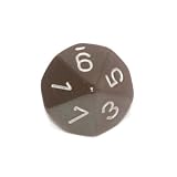Chessex Borealis Smoke with silver d10  Dice