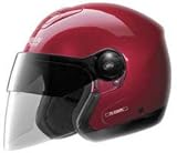 NOLAN N42 BORDEAUX NCOM 2XL MOTORCYCLE Open-Face-Helmet