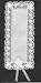 Stitch-n-mark Bookmark 18 Count With Cluny Lace Trim-white