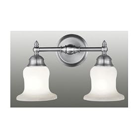 Belle-Meade-91 - 2 Light Bathroom Lighting Vanity Fixture - Brushed Nickel - B1649 by Livex Lighting