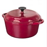 5 Quart Roaster Pan (Red) (12.6H x 10.24W x 5.51D)