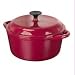 Kitchen & Housewares : 5 Quart Roaster Pan (Red) (12.6'H x 10.24'W x 5.51'D)