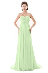 Strapless Chiffon Evening Dress/Bridesmaid Dress 