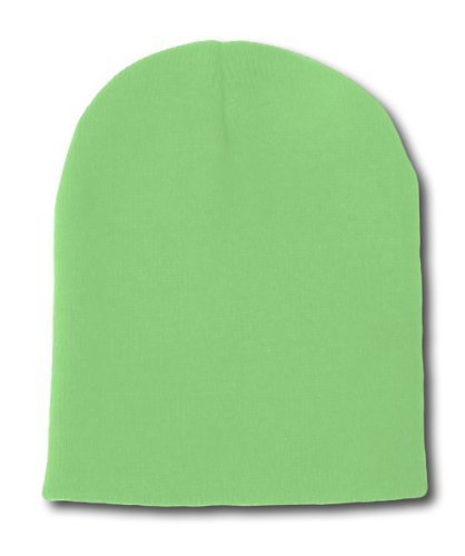 Blank Short Beanie Cap- Many Colors Available , Melon