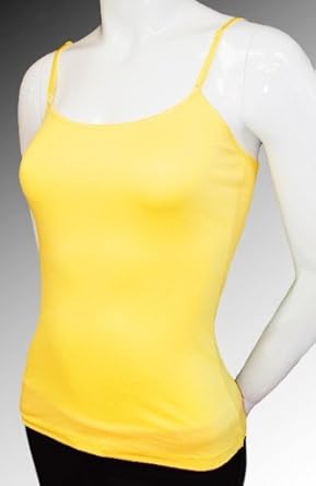 Women's Cotton 17 inches camisole tank top with adjustable straps