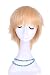 L-email 32cm short peach straight cosplay wig ML171