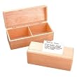 Recipe Card Box Double 4 X 6 Holder Wooden