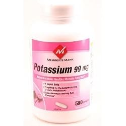 Member's Mark Potassium Caplets - 500ct