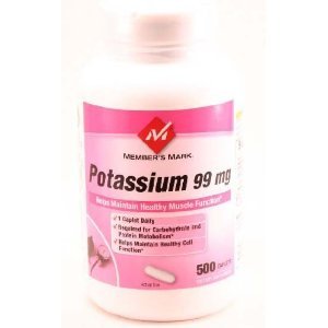Member's Mark Potassium Caplets - 500ct