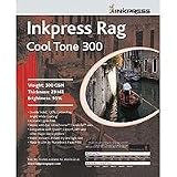 Inkpress Rag, Cool Tone Double Sided, Bright White Matte Inkjet Paper, 24 mil., 300gsm, 8.5x11