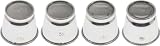 SE 4 pc Aluminum Eye Loupe in Plastic Box 10x,7.5x,5x,2.5x