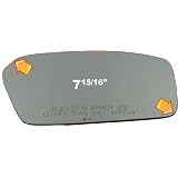2006-2006 LINCOLN ZEPHYR Heated, Convex, Passenger Side Replacement Mirror Glass by Automotive Mirror Glass