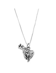 Sterling Silver Three Dimensional Spanish Flamenco Dancer Necklace