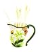 BUTTERFLY 3-D Ceramic Pitcher & Utensils Set NEW