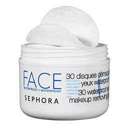 Sephora Brand FACE 30 Waterproof Eye Makeup Removing Pads
