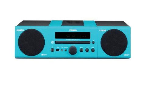 Yamaha MCR 040 Kompaktanlage (MP3-CD-Player, Apple iPod-Dock,  USB) hellblau Preisvergleich