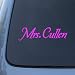 MRS CULLEN - Twilight - Vinyl Car Decal Sticker #1858 | Vinyl Color: Pink