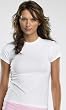 Ladies Cotton/Spandex Crewneck Tee Shirt