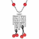 AZ Collection Oriental Wishing Pendant with Swarovski Crystals