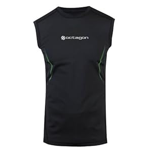UFC Men's Exo Sleeveless Training Top, Black, XX-Large