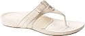 Easy Spirit Women's Geordie 3 Thong Sandal,Ivory Synthetic,7 W US