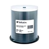 Verbatim - 100 x CD-R ( 80min ) 52x - white - thermal transfer printable surface - spindle... by Verbatim