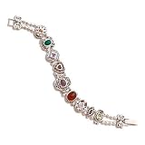 7.5 Genuine Stone Slide Bracelet