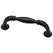 Liberty 62764BK 64mm Kitchen Cabinet Drawer Hardware Handle Pull, Flat Black