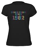 30th Birthday - Dance Freak Since Year Sparkly Rainbow Design Womens T-Shirt