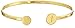 gorjana Alphabet Disc Cuff Bracelet, 2.6
