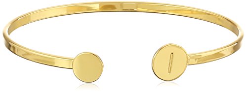 gorjana Alphabet Disc Cuff Bracelet, 2.6