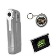 3 in 1 Silver Micro Digital Camcorder + Digital Picture Frame + Digital Keychain Photo Viewer
