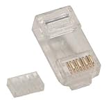 100 B & A Computer Cat 6 RJ-45 Plugs for Computer Network LAN Cables